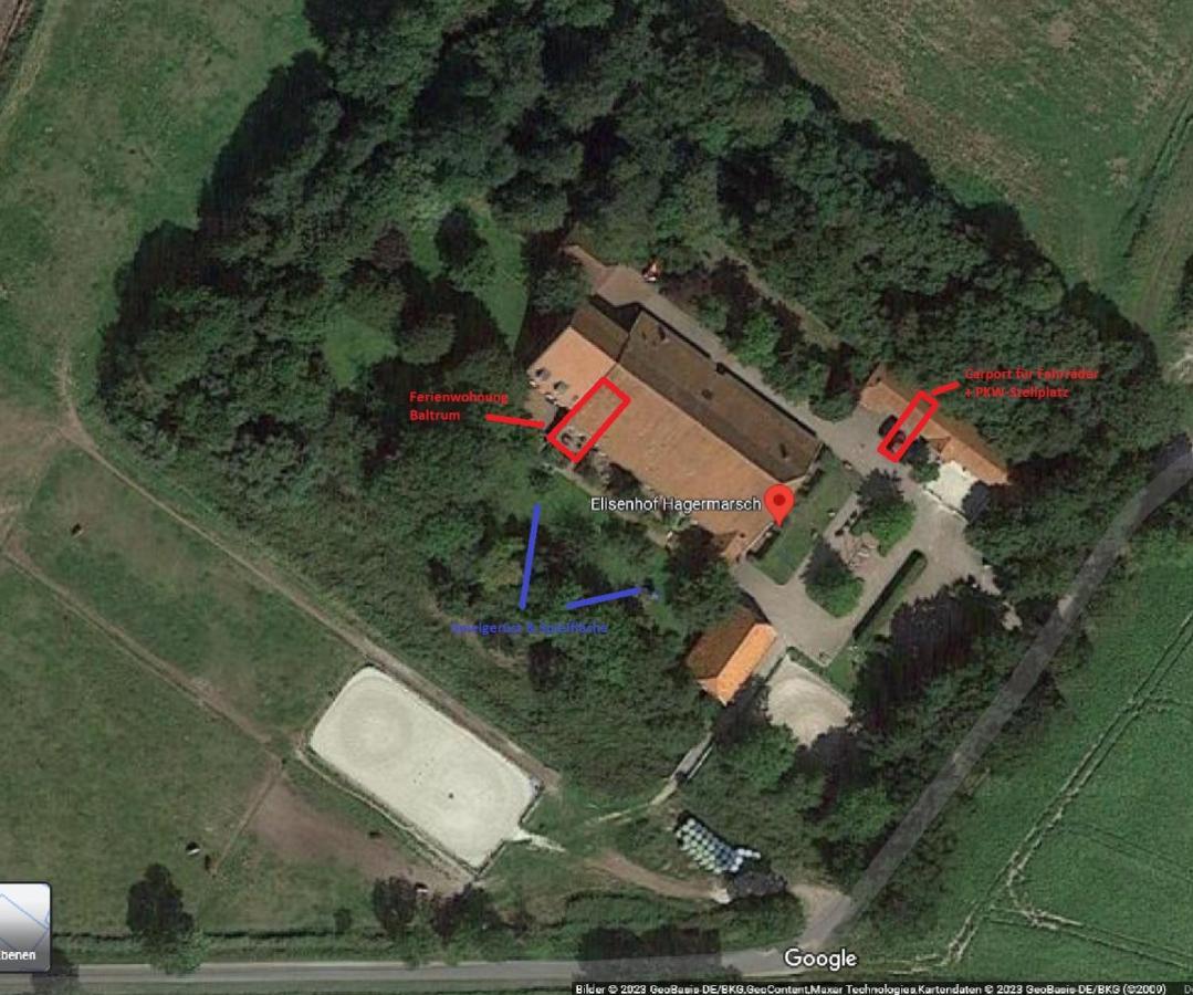 Ferienwohnung Baltrum Auf Dem Elisenhof Hagermarsch Εξωτερικό φωτογραφία